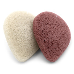 Éponges konjac visage - Pour les peaux sèches